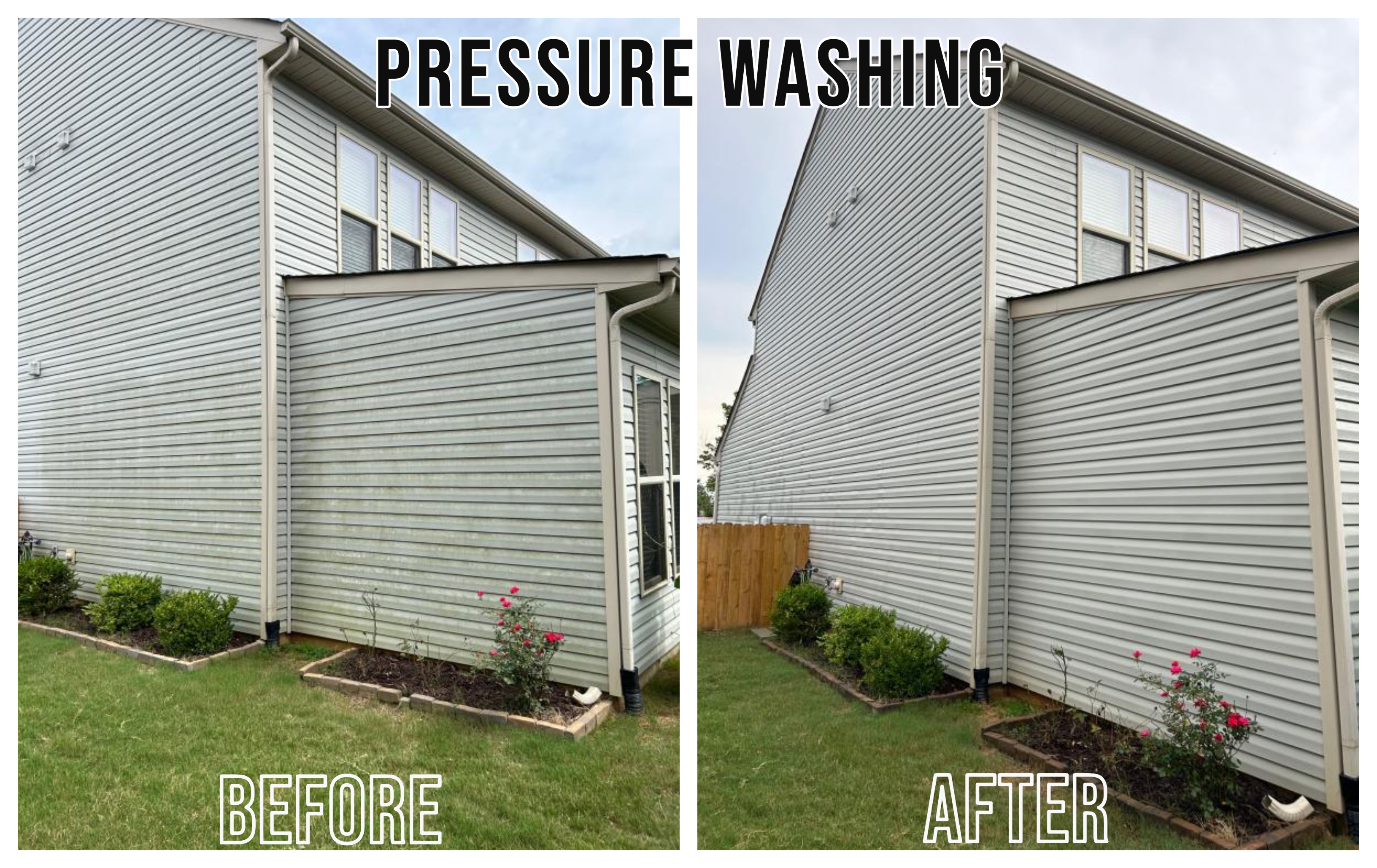 Pressure Washing Perfection - A Gentle Approach in Huntersville, NC 